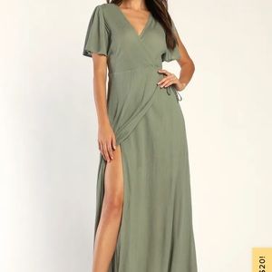 Lulus maxi dress, NWT